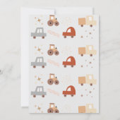 Whimsical Car Boho Danke Karte (Rückseite)