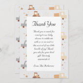 Whimsical Car Boho Danke Karte (Vorne/Hinten)