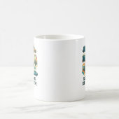 Whimsical Car & Rainbow Mug Kaffeetasse (Mittel)