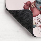 Whimsical Carousel Horse Image Mousepad (Ecke)