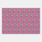 whimsical cartoon Christmas Cats Geschenkpapier Set (Vorderseite 3)