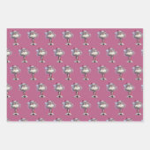 whimsical cartoon Christmas Cats Geschenkpapier Set (Vorderseite 2)