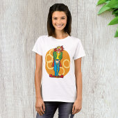 Whimsical Cartoon Clown mit hellen Farben T-Shirt