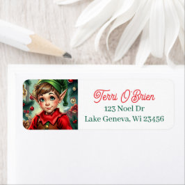 Whimsical Cartoon Elf | Christmas