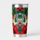 Whimsical Cartoon Elf | Christmas   Thermobecher (Links)