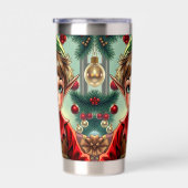 Whimsical Cartoon Elf | Christmas   Thermobecher (Rechts)