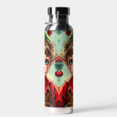 Whimsical Cartoon Elf | Christmas Trinkflasche (Rechts)