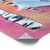 Whimsical Cat and Horse  Poster (Ecke)