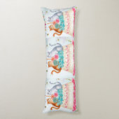 Whimsical Cat Birthday Celebration Seitenschläferkissen (Rückseite (Vertikal))