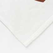 Whimsical Cat & Bookshelf Fleece Blanket (Ecke)