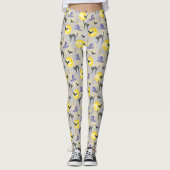 Whimsical Cat & Hexenhut Halloween Leggings (Vorderseite)