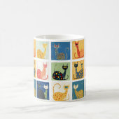 Whimsical Cat Parade Kaffeetasse (Mittel)