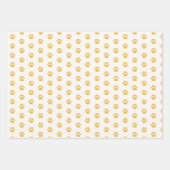 Whimsical Cat Pattern Feline als farbig Geschenkpapier Set (Vorderseite 3)