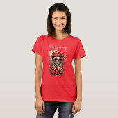 Whimsical Cat Poker Celebration T-Shirt (Vorne ganz)