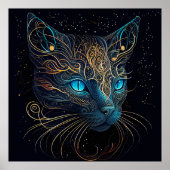Whimsical Cat Poster (Vorne)