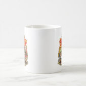 Whimsical Cat Ramen Noodle Stall Kaffeetasse (Mittel)