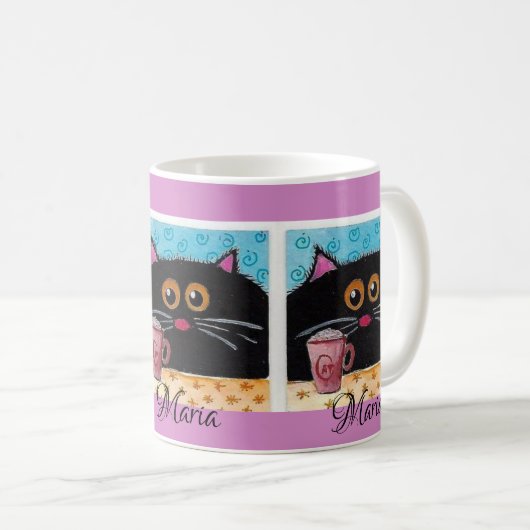 Whimsical Cat Tasse (VorderseiteRechts)