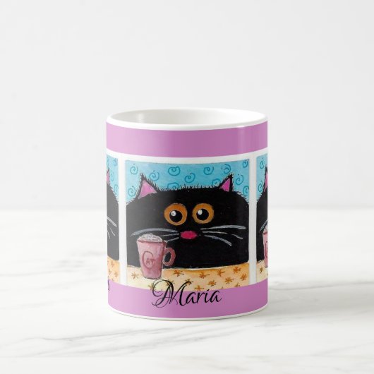 Whimsical Cat Tasse (Mittel)