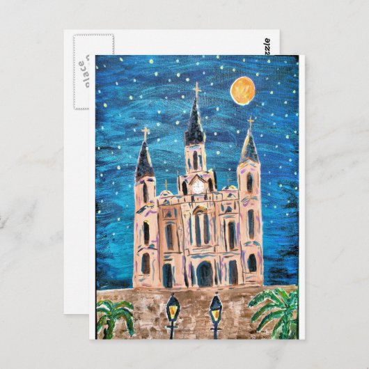 Whimsical Cathedral Postkarte (Vorne/Hinten)