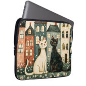 Whimsical Cats  Laptopschutzhülle (Vorne Rechts)