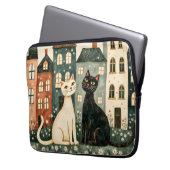 Whimsical Cats  Laptopschutzhülle (Vorderseite Links)