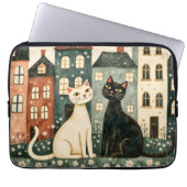 Whimsical Cats Laptopschutzhülle (Vorderseite)