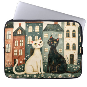 Whimsical Cats Laptopschutzhülle