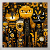 Whimsical Cats Poster (Vorne)