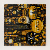 Whimsical Cats Puzzle (Horizontal)