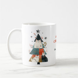 Whimsical Cats Xmas Tree Meowy Weihnachten mit Nam Kaffeetasse