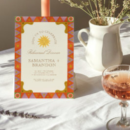 Whimsical Celestial Folk Probe Dinner Einladung