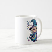 Whimsical Celestial Hexenmagie-Tasse Kaffeetasse (VorderseiteRechts)