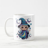 Whimsical Celestial Hexenmagie-Tasse Kaffeetasse (Links)