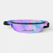 Whimsical Celestial Sky Girly Individuelle Name Bauchtasche (Vorderseite)