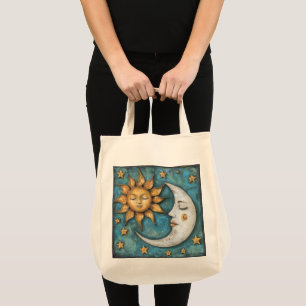 Whimsical Celestial Tragetasche