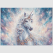 Whimsical Celestial Unicorn Decoupage  Seidenpapier (Vorderseite)