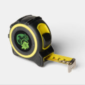 Whimsical Chameleon Klettern auf Hopfen Monogram Maßband (Winkel)