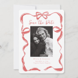 Whimsical Champagner Tower Save the Date handgezei