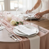 Whimsical Chandelier Dessert Cake Wedding Menu Menükarte