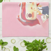 Whimsical Characters with Cat Geschirrtuch (Gefaltet)