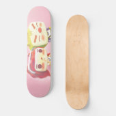 Whimsical Characters with Cat Skateboard (Vorderseite)