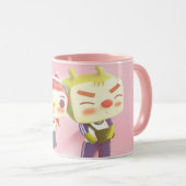 Whimsical Characters with Cat Tasse (VorderseiteRechts)
