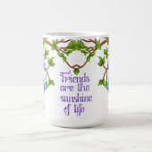 Whimsical Checkerboard Birdhouse Kaffeetasse (Mittel)