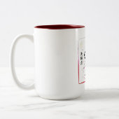 Whimsical Cherry Blossom Cat – Perfect for Sprorts Zweifarbige Tasse (Links)