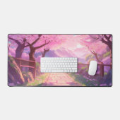Whimsical Cherry Blossom Gaming Mousepad Schreibtischunterlage (Tastatur & Maus)