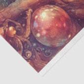 Whimsical Cheshire Cat In Tree And Alice Decoupage Seidenpapier (Ausschnitt)