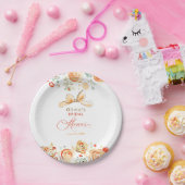 Whimsical Chic Elegante Hochzeitsdusche Pappteller (Party)