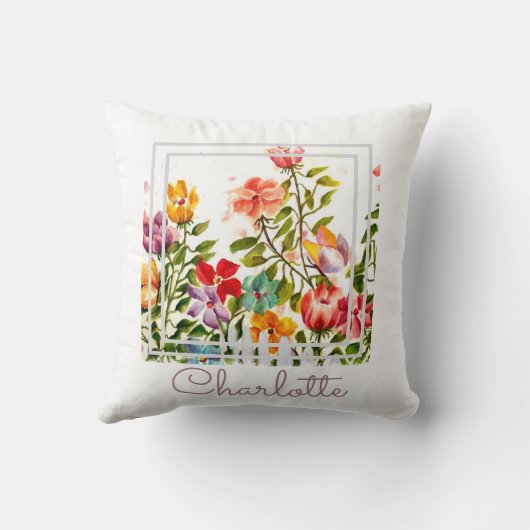 Whimsical Chic Kissen (Rückseite)