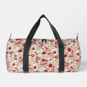 Whimsical Chic Stilvoll florale Duffle Bag (Rückseite)