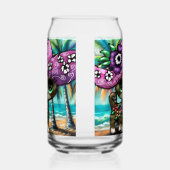 Whimsical Chihuahua Hund auf Ferienhausbaume Dosenglas (Rechts)